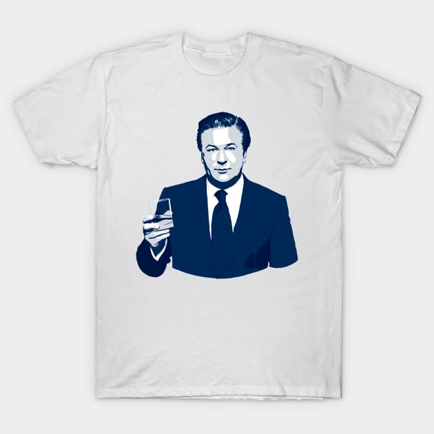 Jack Donaghy in Blue T-Shirt by polliadesign